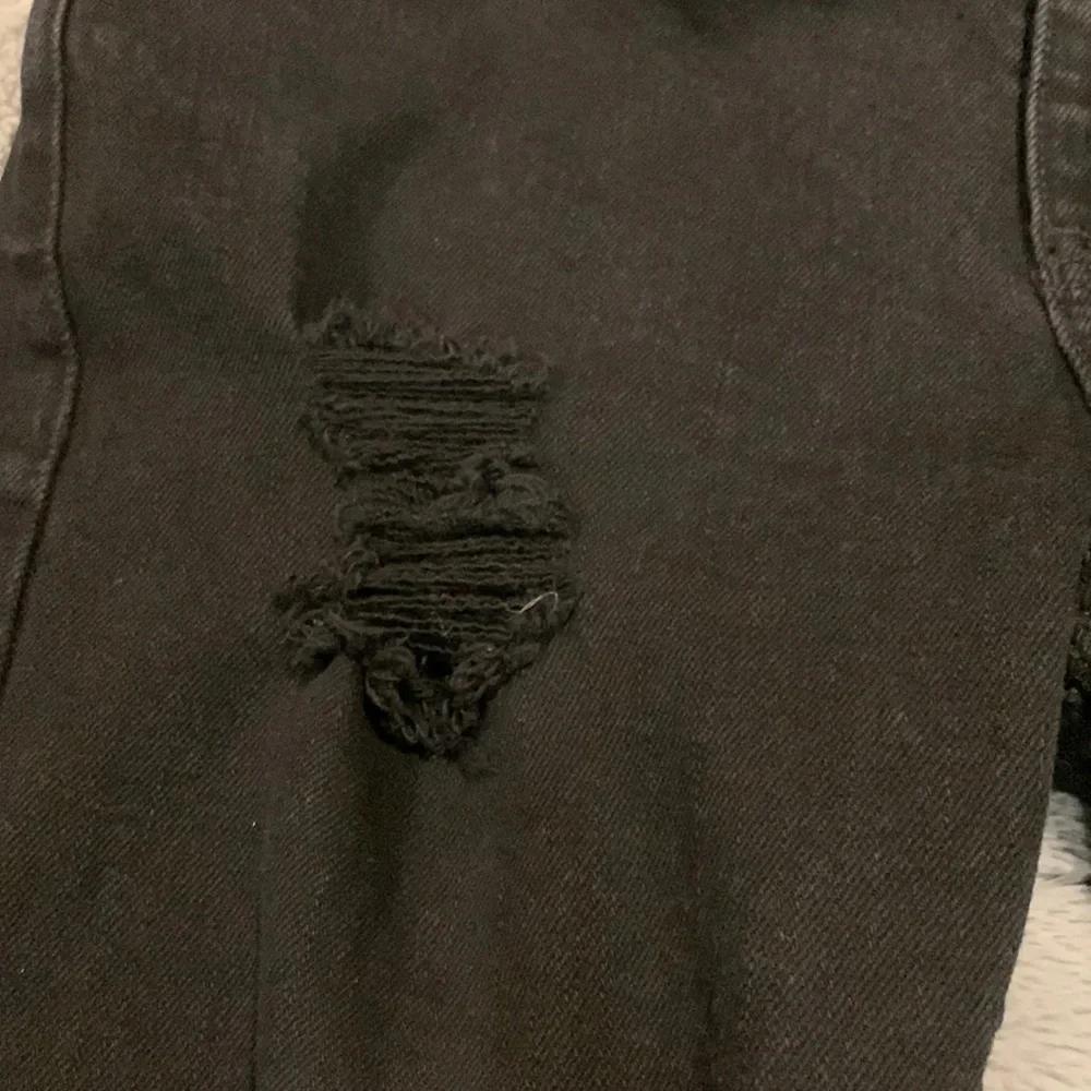 RSQ Skinny Taper Distressed Black Jeans - Picture 6 of 13